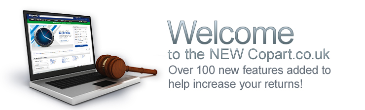 Welcome to the New Copart.co.uk