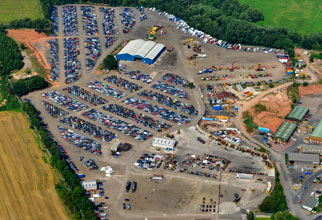 Wolverhampton used and salvage car yard