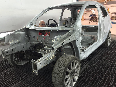 Front of car