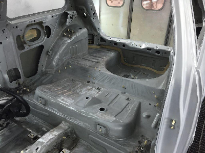 Interior of car