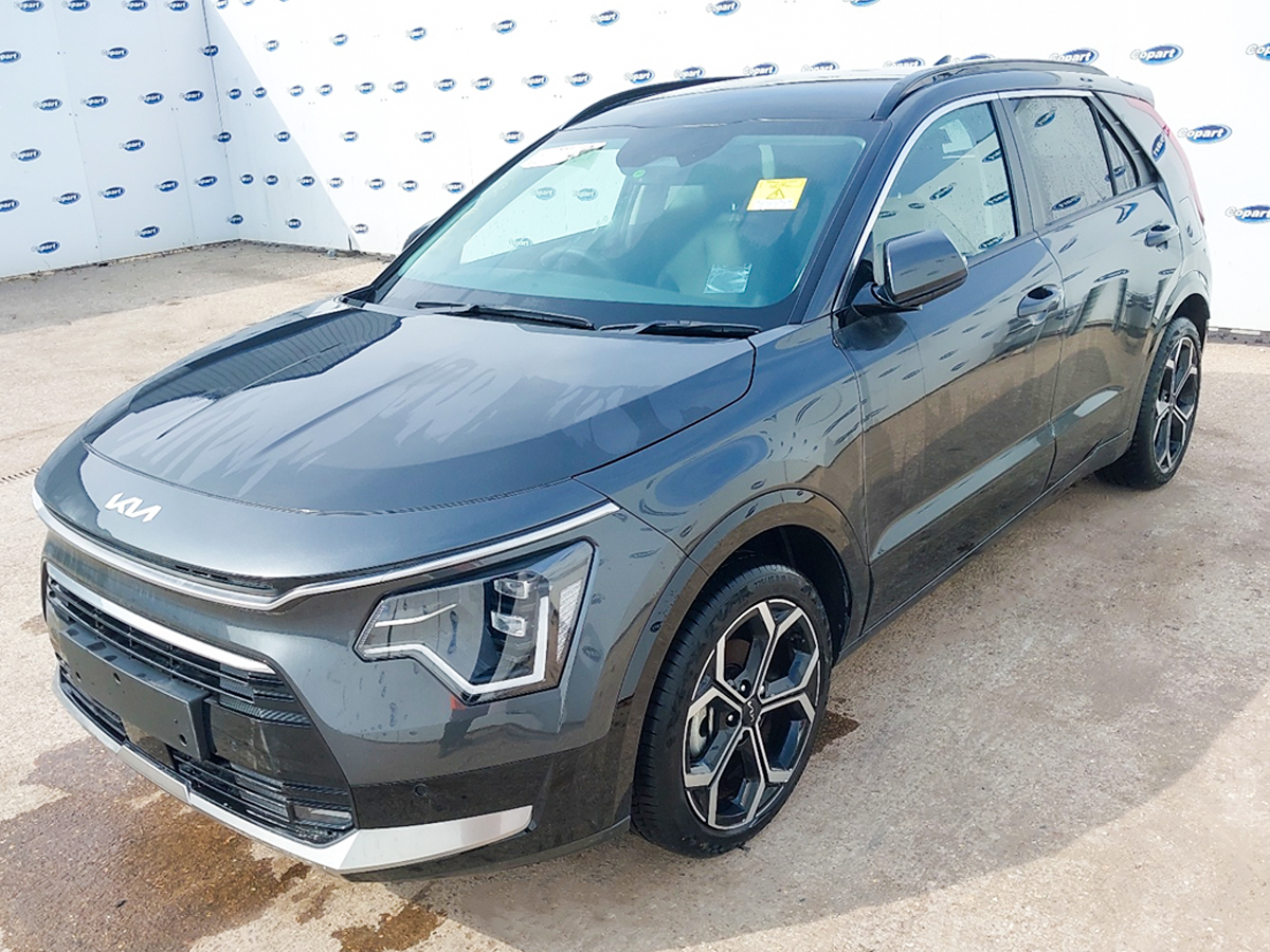 A Black Kia Niro EV.