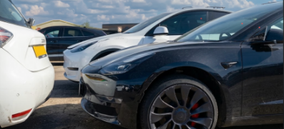 Electric vehicles available at auction
