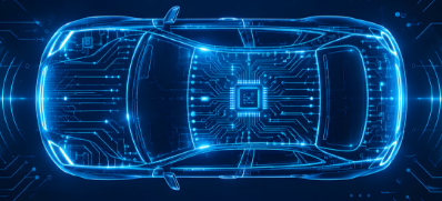 Electric vehicle technology illustration
