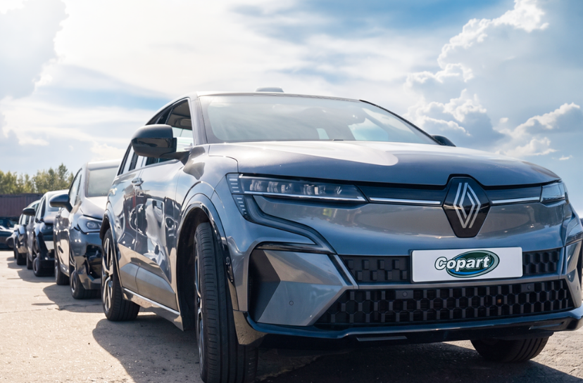 Electric vehicles available through Copart