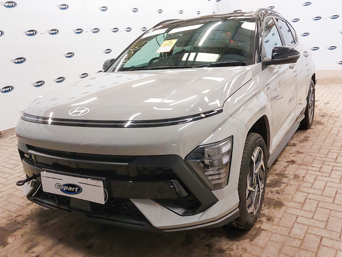 A Grey Hyundai Kona