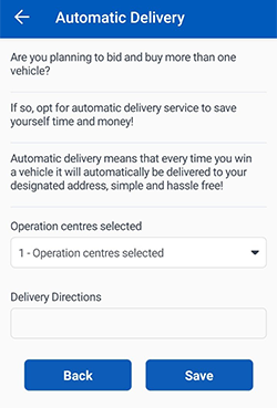 Automatic Delivery Save