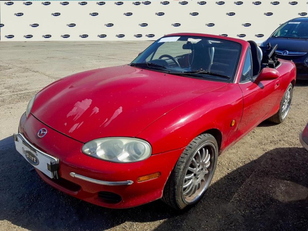 A red Mazda MX-5
