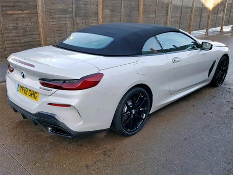 BMW 840d Rear