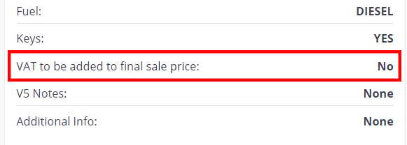 Do Copart Sell Vans With No VAT