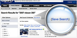 Save Your Used And Salvage Vehicle Searches