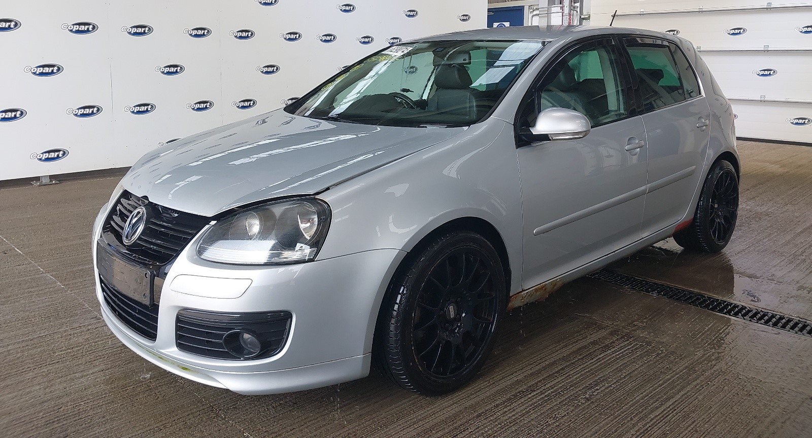A Silver Volkswagen Golf