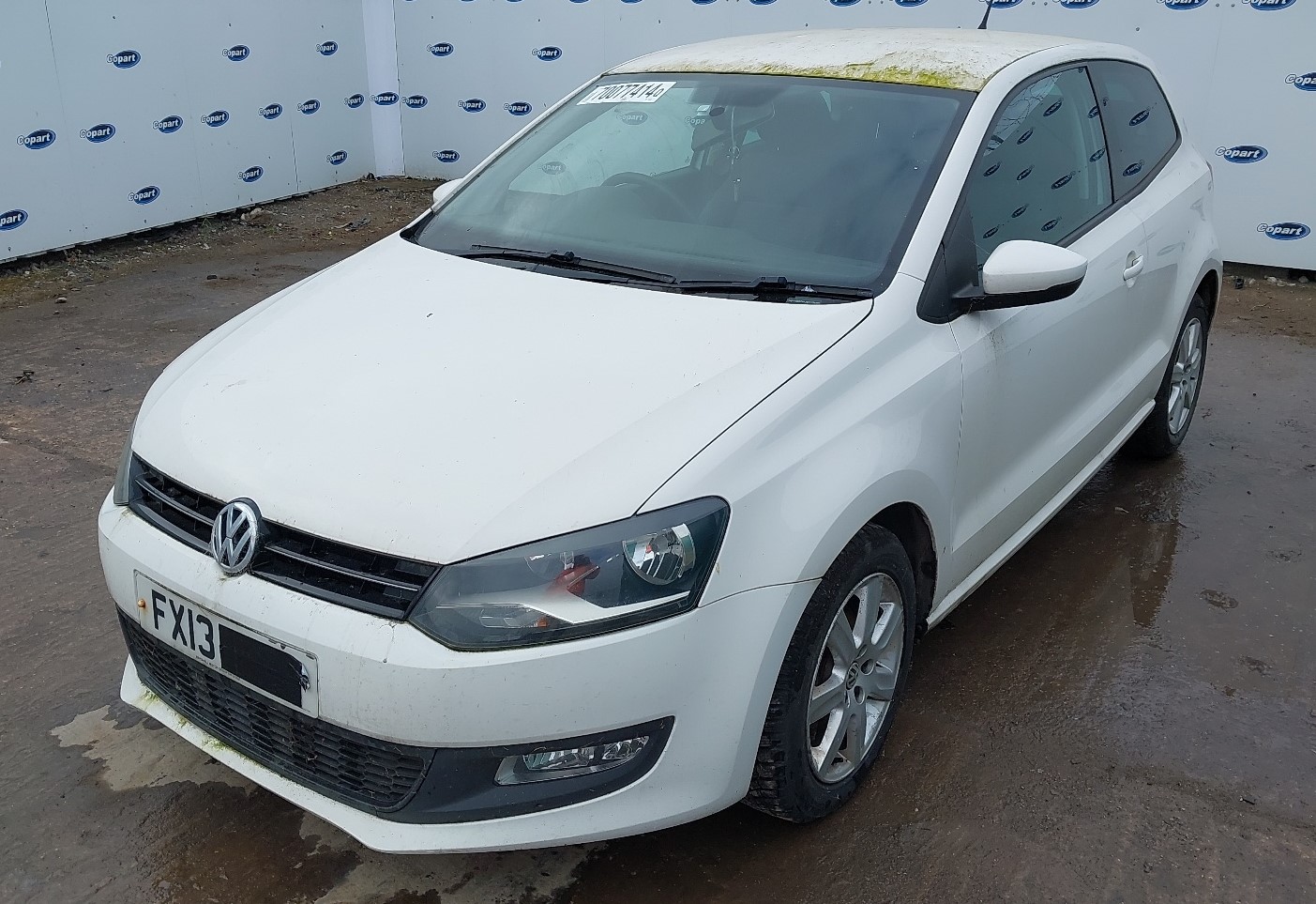 A White Volkswagen Polo
