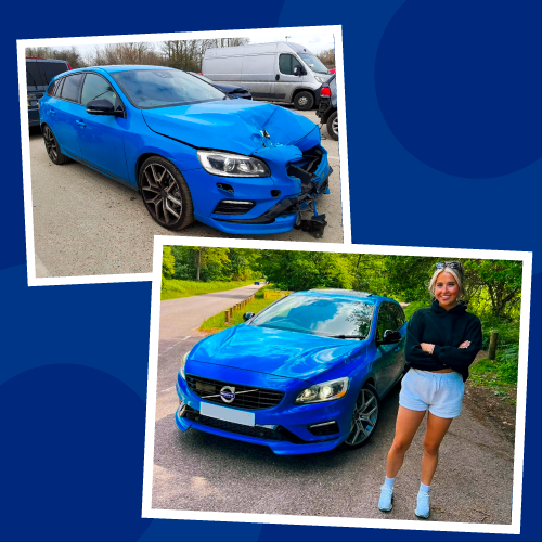 volvo polestar in blue